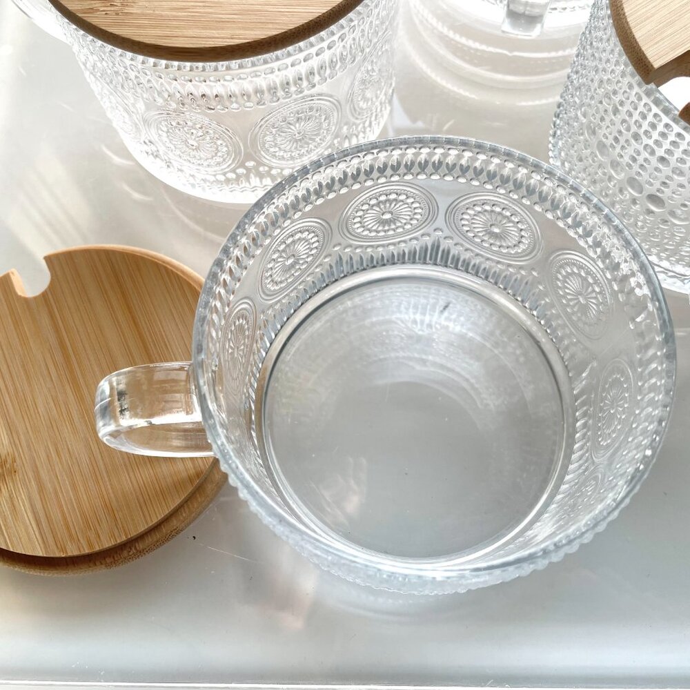 xGlass Pudding Cups With Spoons - Picture 3 of 4